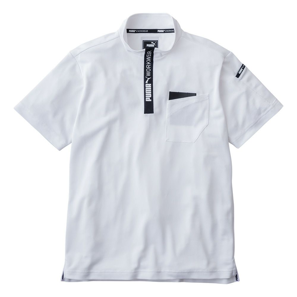 作業ウェアPUMA半袖ハイネックジップ（PW-3013N)