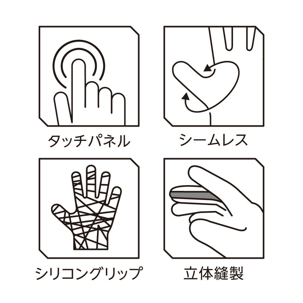 人工皮革+シリコングリップ手袋 ワークグローブPUMA（CM-6501）