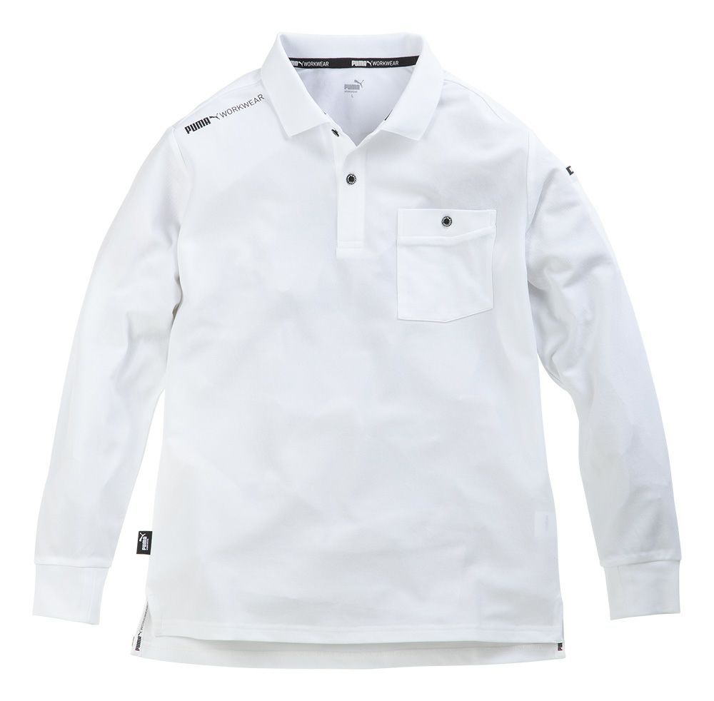 作業ウェアPUMA長袖ポロシャツ