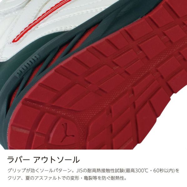 63.356.0 ライダー2.0 ホワイト＆レッド ミッド（ジャパン・アスレチック）