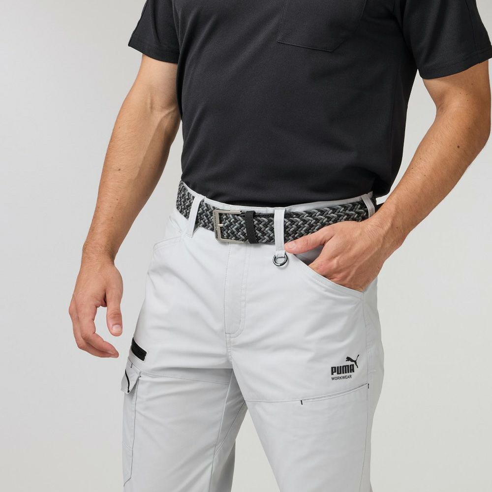作業ウエアPUMA ストレッチメッシュベルト ロング （PW-1034A）125cm